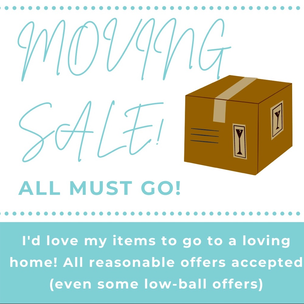 MOVING SALE! - ALL ITEMS MUST GO! - POSH OR DONATE